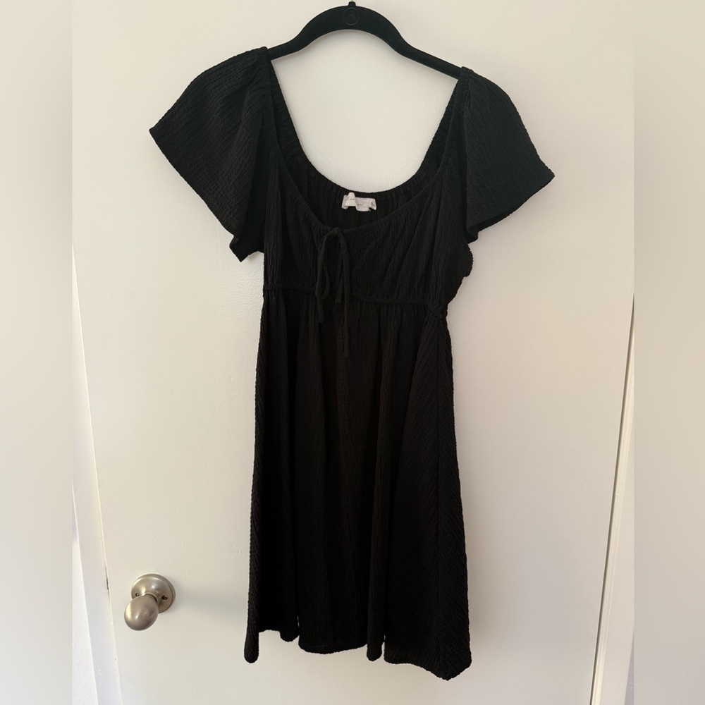 All in Favor Black Mini Dress